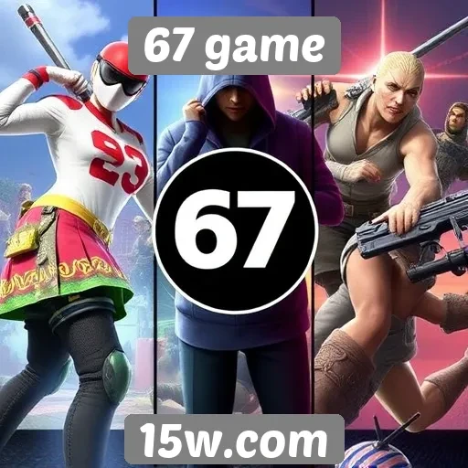 Comparativo entre jogos populares no 67 game